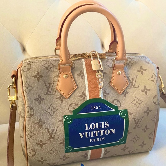 ❌Reserved❌Louis Vuitton Monopaname Speedy Bandouliere 25 Beige Ocher - Picture 3 of 13